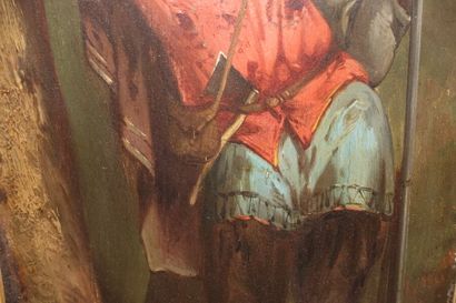 Antoine CHINTREUIL (1816-1873) 

Guerrier...