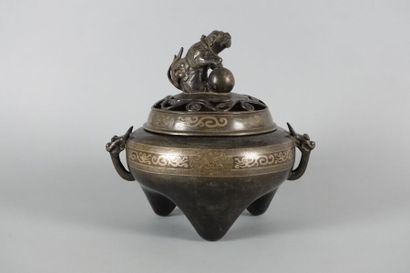CHINE - Vers 1900

Brûle-parfum tripode en...