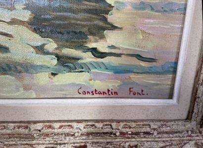 Constantin FONT (1890-1954)

Voiliers au...