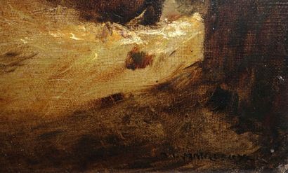 Attribué à Antoine-Louis MANCEAUX (1862-1939)

Scène...
