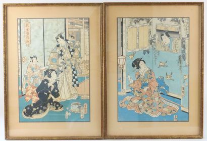 Utagawa Kunisada (1786-1864)

Quatre oban...