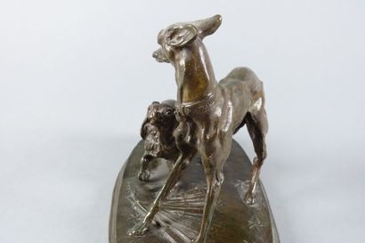Pierre Jules Mêne (1810-1879)

Lévrier et...