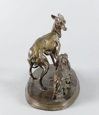 Pierre Jules Mêne (1810-1879)

Lévrier et...