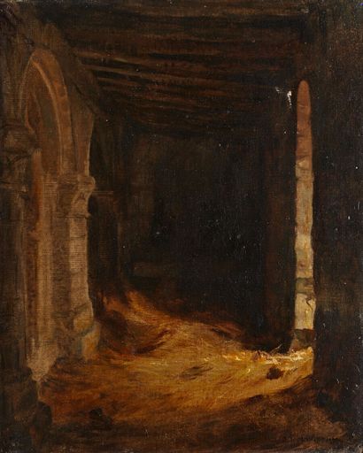 Attribué à Antoine-Louis MANCEAUX (1862-1939)

Scène...