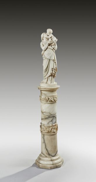 Émile BOYER (1877-1948)

Femme et enfant

Marbre...