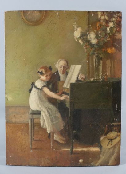 Attribué à Jules-Alexis MUENIER (1863-1942)

La...