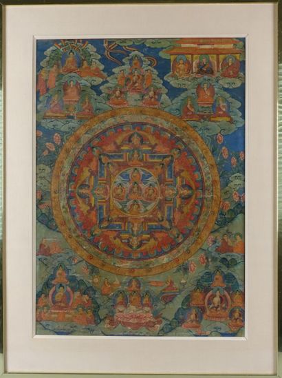TIBET - XXe siècle

Mandala, détrempe sur...