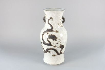 CHINE, Nankin - Fin du XIXe siècle

Vase...