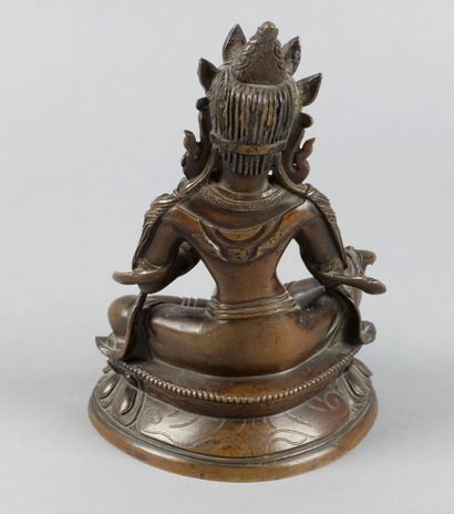 TIBET - XIXe siècle

Statuette en bronze...