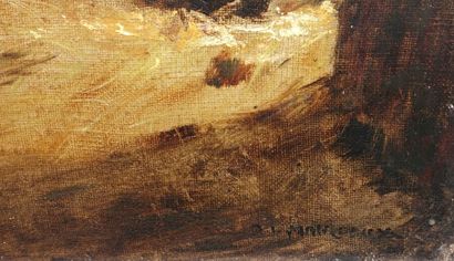 Attribué à Antoine-Louis MANCEAUX (1862-1939)

Scène...