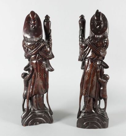 CHINE - XXe siècle

Deux statuettes de jeunes...