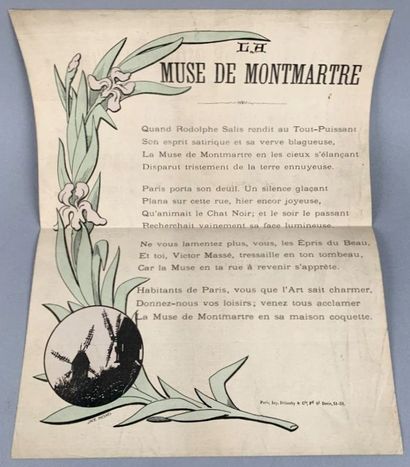 Affiche La Muse de Montmartre - 6 rue Victor...