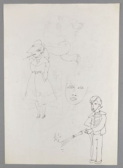 Robert BENAYOUN (1926-1996)

Personnages

Encre...