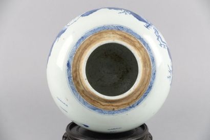 CHINE, XIXe siècle

Pot à gingembre couvert...