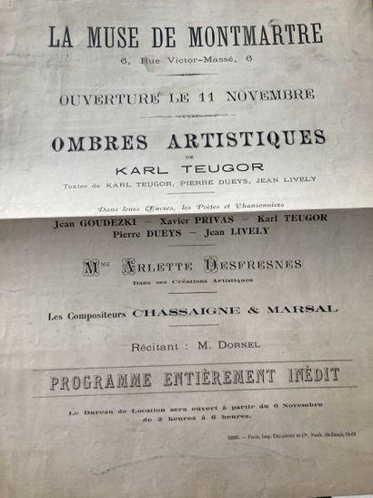 Affiche La Muse de Montmartre - 6 rue Victor...