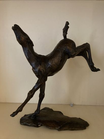 Travail moderne - SEMTENS ou Sentens(?)

Cheval...