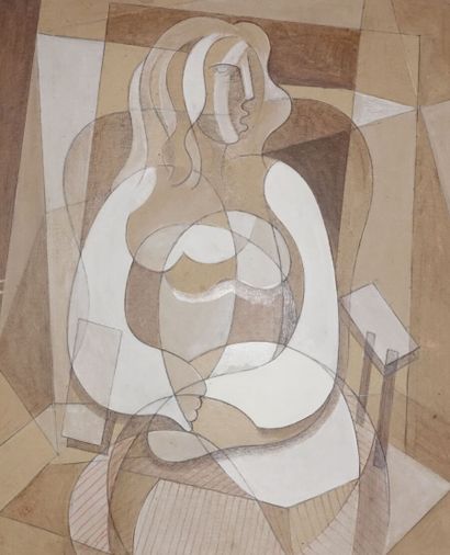 École cubiste

Passage d'une femme dans un...