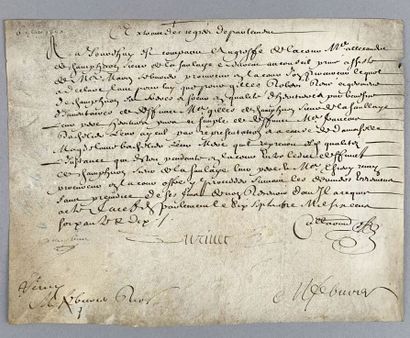 Lot de trois lettres anciennes

(Papier jauni,...