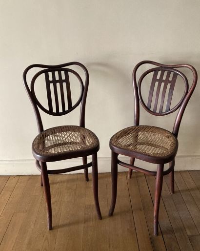 Dans le goût de THONET

Paire de chaises...