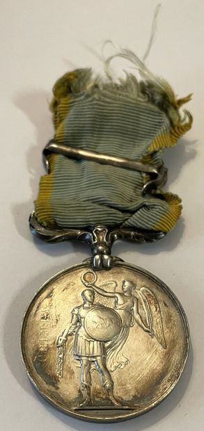 Crimea medal by Wyon. 
Silver (strike). Ribbon...