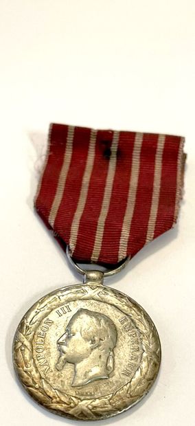 Medal of the Italian campaign by Barre. 
In...