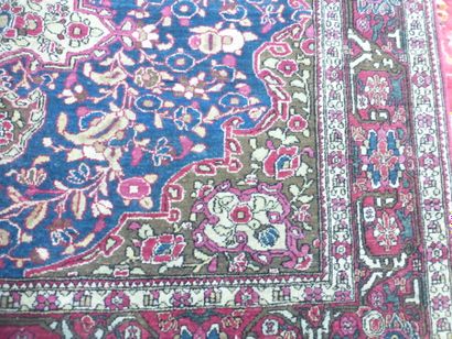 Kirman carpet (cotton warp and weft, wool...