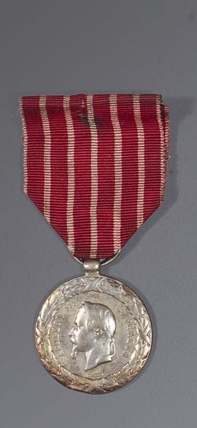 Medal of the Italian campaign by Barre. 
In...