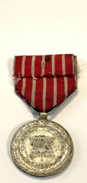 Medal of the Italian campaign by Barre. 
In...