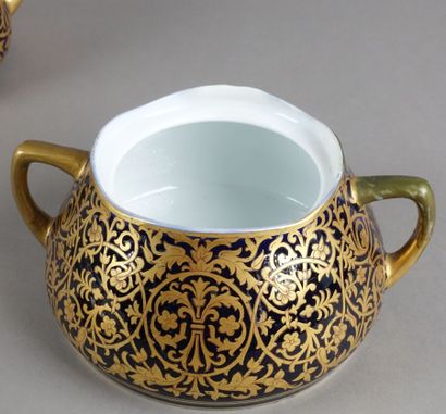RUSSIA
Part of a porcelain tea service composed...
