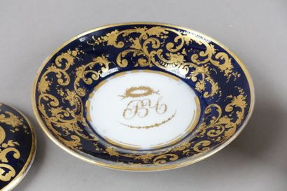 RUSSIA
Part of a porcelain tea service composed...
