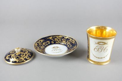 RUSSIA
Part of a porcelain tea service composed...