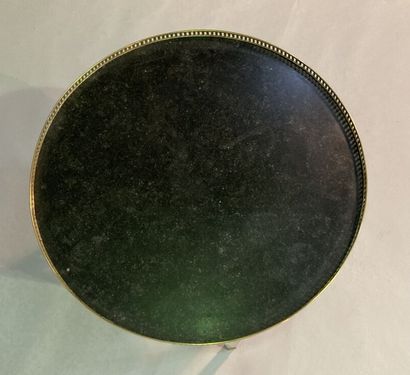 Mahogany bouillotte table of circular form,...