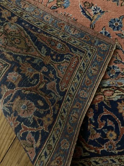 Keschan carpet (cotton warp and weft, wool...