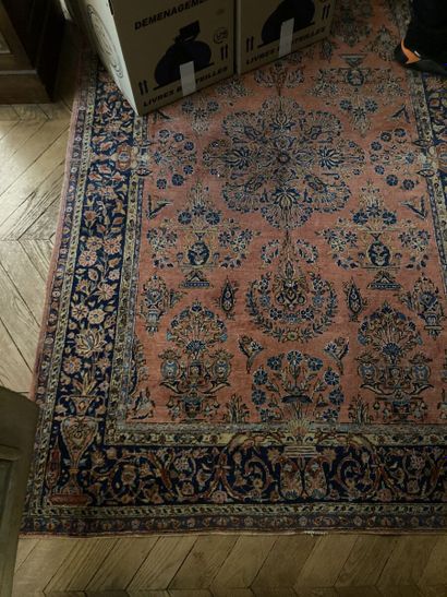 Keschan carpet (cotton warp and weft, wool...