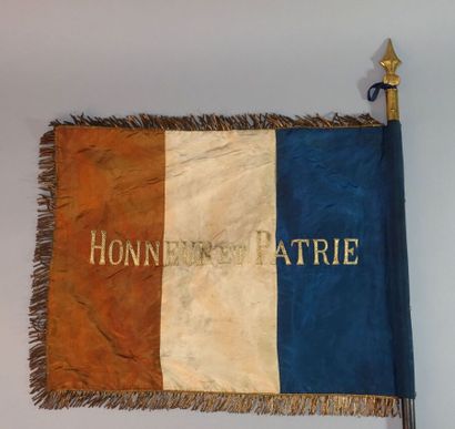 Small flag of the class 1918 of the 1st Infantry...