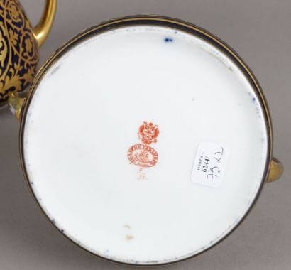 RUSSIA
Part of a porcelain tea service composed...