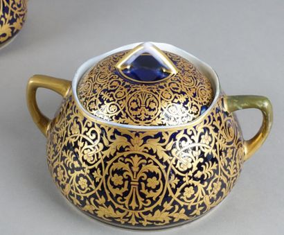RUSSIA
Part of a porcelain tea service composed...