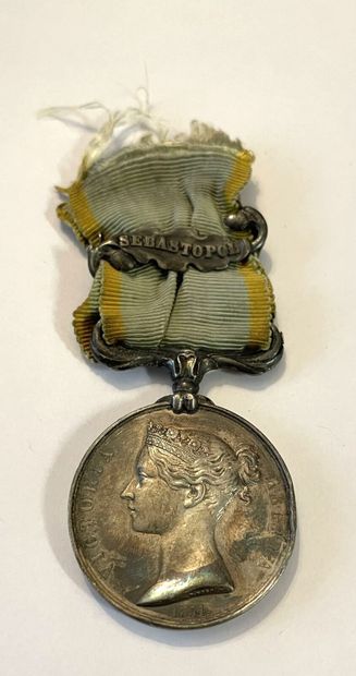 Crimea medal by Wyon. 
Silver (strike). Ribbon...
