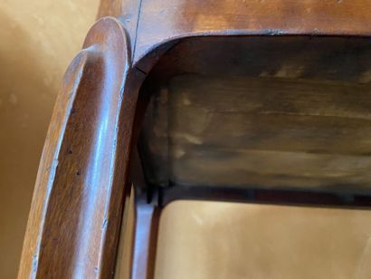 Table rafraichissoir in solid mahogany, the...