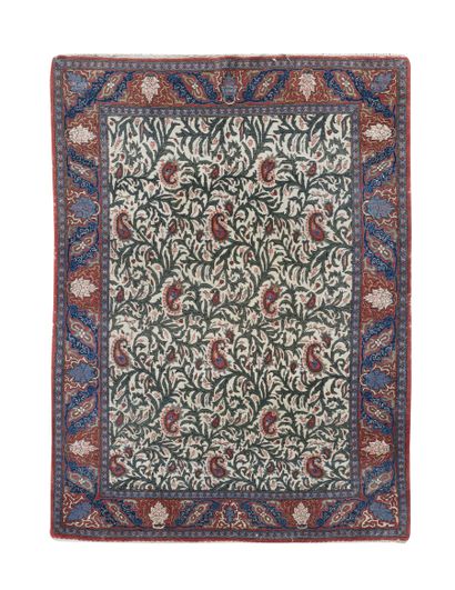 Ghoum carpet (cotton warp and weft, wool...