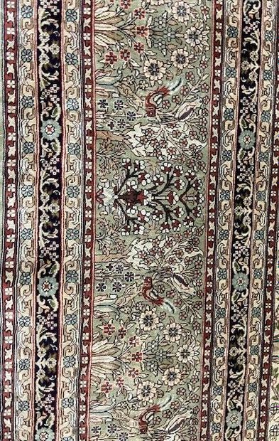 Silk Hereké carpet (warp, weft and silk pile),...