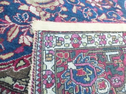 Kirman carpet (cotton warp and weft, wool...