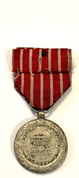 Medal of the Italian campaign by Barre. 
In...