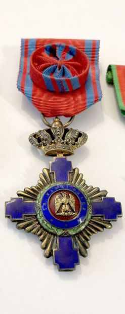 ROMANIA 
ORDER OF THE STAR 
Officer's cross...