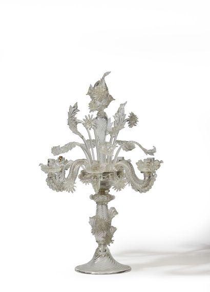 MURANO
Girandole in glass with six arms of...