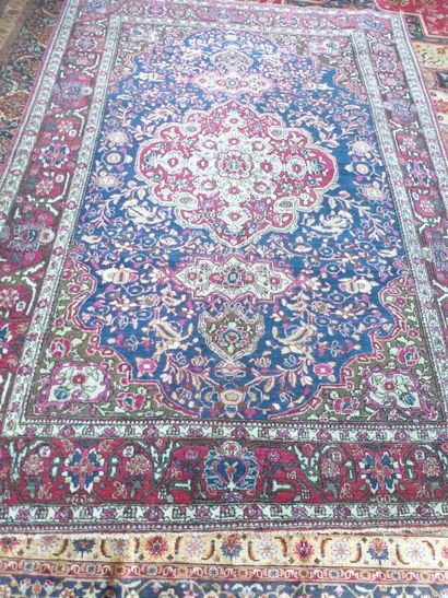 Kirman carpet (cotton warp and weft, wool...
