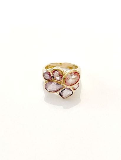 CRISO 
Bague en or rose 750 millièmes, le...
