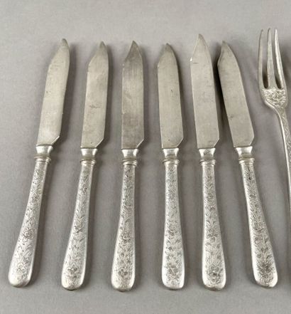 Panier ajouré en argent 800 millièmes à décor...