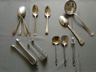 Lot en argent 925 et 950 millièmes comprenant...