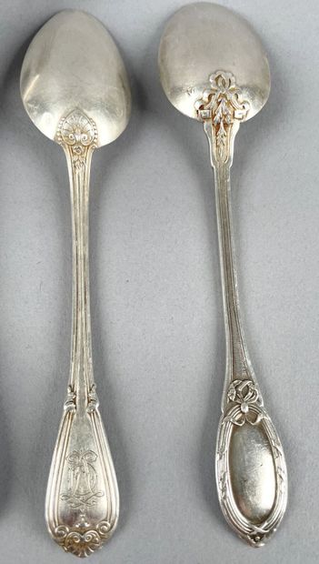 Partie de ménagère en argent 950 millièmes,...